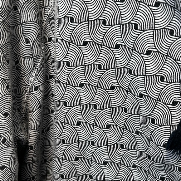 Vtg Surplus Apparel Military PARTS Geometric Print Y2K Hoodie Skater Hip Hop M - Picture 5 of 5